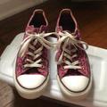 Converse Shoes | Fuschia Animal Print Converse All-Stars | Color: Brown/Pink | Size: 8