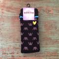 Disney Accessories | Few Pairs Left Disney Kingdom Heart Crew Socks | Color: Black | Size: Shoe 10 - 13