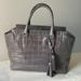 Coach Bags | Coach Embossed Crocodile Tote | Color: Gray | Size: Os