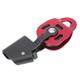 Climbing Pulley Aluminium Heavy Duty 4KN Single Swivel Rope Pulley Rescue Equipment for 8-12mm Rope