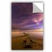 East Urban Home Shooting Star at Huntington Beach Removable Wall Decal Vinyl in White | 36 H x 24 W in | Wayfair 0yor171a2436p