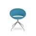 sohoConcept Crescent 4-Star Side Chair Upholstered/Metal in Green/Black | 29 H x 23.75 W x 21 D in | Wayfair DC2005-40