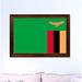 Spot Color Art 'Zambia Country Flag' Framed Graphic Art Print on Canvas in Green | 15 H x 21 W x 1 D in | Wayfair 6698WB1521