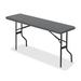 Iceberg Enterprises Indestruc-Tables Too™ Rectangular Folding Table Plastic/Resin in Gray/Black | 29 H x 72 W x 18 D in | Wayfair ICE65367