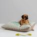 Deny Designs Hello Beautiful Heart Dog Pillow Polyester/Cotton in Black/Blue/Green | 5 H x 40 W x 30 D in | Wayfair 17939-petbdm