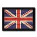 Spot Color Art 'United Kingdom Country Flag' Framed Graphic Art Print on Canvas in Red | 21 H x 30 W x 1 D in | Wayfair 6422WB2130