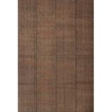 White 24 x 0.35 in Indoor Area Rug - East Urban Home Contemporary Brown Area Rug Polyester/Wool | 24 W x 0.35 D in | Wayfair