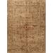 White 24 x 0.35 in Indoor Area Rug - East Urban Home Contemporary Brown Area Rug Polyester/Wool | 24 W x 0.35 D in | Wayfair