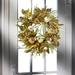 The Holiday Aisle® Pumpkin Berry Leaf 22" Polyester Wreath in Yellow | 22 H x 22 W x 5 D in | Wayfair 7639FDBB112D477081EF05D957F5B952