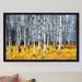 Millwood Pines 'Birch Trees 2' - Picture Frame Photograph Print Plastic/Acrylic in Blue/Green | 27.5 H x 39.5 W x 0.75 D in | Wayfair