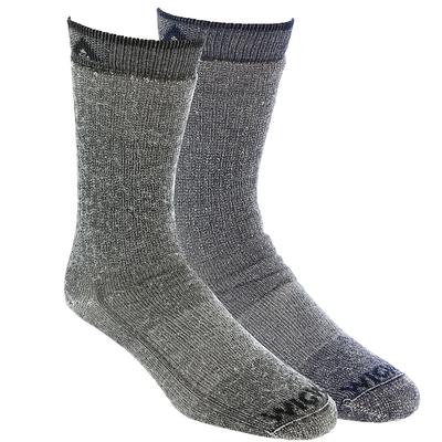 Wigwam Wool Merino Comfort Hiker 2 Pack Size M Assorted/Navy/Black