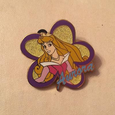 Disney Jewelry | 2004 Aurora Disney Pin Sleeping Beauty | Color: Gold/Purple | Size: Os