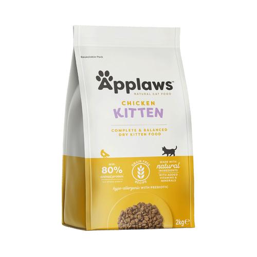 2x2kg für Kätzchen Applaws Katzenfutter trocken