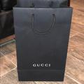 Gucci Other | Gucci Tall Gift Bag 15x9x5 1/5 | Color: Black/White | Size: 15x9x5 1/5