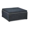 Paula Deen Home Terrell Tufted Cocktail Ottoman Polyester/Wood/Fabric in Blue/Brown | 18 H x 38 W x 38 D in | Wayfair P068900 Terrell 22