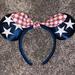 Disney Accessories | All American Girl Ears | Color: Blue/Red | Size: Os