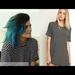 Brandy Melville Dresses | Brandy Melville Striped T-Shirt Dress | Color: Blue/White | Size: S