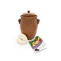 K&K Fermentation Pot 7.0 Litres, Form II Including Weight Stone and Lid