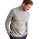 WoolOvers Mens Lambswool Polo Neck Knitted Jumper Grey Marl, XL