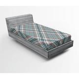 East Urban Home Plaid Fitted Sheet Microfiber/Polyester | Twin | Wayfair 6E9D9FA87C4948D295C7021DCA2A07C5