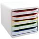 Module De Classement Big Box Plus Arlequin/blanc 5 Tiroirs - Exacompta