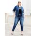 Plus Size Fearless Dark Wash Skinny Jeans