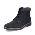 Rieker Men Ankle Boots 33640, Men´s Lace-up Ankle Boot,Low Boots,Chukka Boot,Short Boots,lace-up Boot,Black (Schwarz / 01),40 EU / 6.5 UK