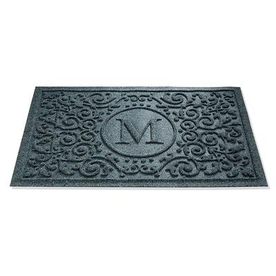 Water & Dirt Shield Mandalay Monogrammed Door Mat - Bordeaux - Frontgate