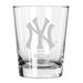 New York Yankees 15oz. Personalized Double Old Fashion Etched Glass