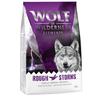 Wolf of Wilderness Sensitiv ""Rough Storms"" - Anatra Crocchette cane - 5 kg (5 x 1 kg)