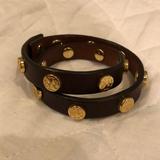 Tory Burch Jewelry | Authentic Tory Burch Wrap Bracelet | Color: Brown/Gold | Size: Os