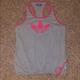 Adidas Tops | Adidas Women’s Fitness Tank Top Pink &Grey Large | Color: Gray/Pink | Size: L