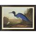 East Urban Home Blue Crane or Heron by James Audubon - Picture Frame Print on Canvas Canvas, Cotton in White | 26 H x 36 W x 1.5 D in | Wayfair