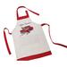 The Holiday Aisle® Truck Embroidered Apron Linen | 26 W in | Wayfair BC4A03F182844359B10AF37A31251A5A