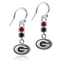 Women's Dayna Designs Georgia Bulldogs Dangle Crystal Earrings