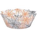 Creative Converting Spiderwebs Plastic Disposable Dinner Plate in Orange | Wayfair DTC324368BOWL