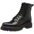 HUGO Alpha Bootie-C, Damen Combat Boots, Schwarz (Black 001), 40 EU (6 UK)