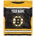 The Northwest Company Boston Bruins 50'' x 60'' Personalized Silk Touch Throw