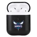 Charlotte Hornets Air Pods Black Leatherette Case