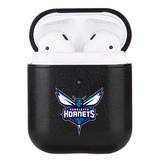 Charlotte Hornets Air Pods Black Leatherette Case