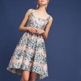 Anthropologie Dresses | Anthropologie Floral Jacquard Dress Eva Franco | Color: Blue/Pink | Size: 12