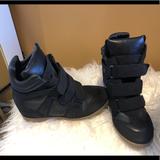 American Eagle Outfitters Shoes | American Eagle High Top Sneakers New 6 | Color: Black | Size: 6