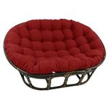 World Menagerie Indoor Papasan Cushion Polyester/Cotton Blend in Red/Brown | 8 H x 73 W in | Outdoor Furniture | Wayfair 93304-78-TW-RR