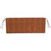 Winston Porter Vanya Indoor/Outdoor Bench Cushion Polyester in Red/Brown | 3 H x 48 W in | Wayfair 948X19-REO-18