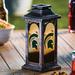 Evergreen Enterprises, Inc NCAA Solar Powered Outdoor Lantern in Blue/Red/Yellow | 10 H x 4.38 W x 4.38 D in | Wayfair 2SP971TSA