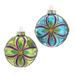 Kurt Adler Glass Ball Ornament Glass in Blue/Green/Indigo | 13.07 H x 3.1496 W x 3.1496 D in | Wayfair GG0891