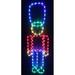 Lori's Lighted D'Lites Small Toy Soldier Christmas Holiday Lighted Display Metal in Blue/Green/Red | 52 H x 14 W x 0.25 D in | Wayfair 201-SSS