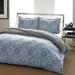 City Scene Milan Reversible Modern & Contemporary Duvet Cover Set Cotton in Blue | Twin Duvet Cover + 1 Sham | Wayfair 197712