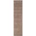 "California Shag Collection 2'-3"" X 11' Rug in Taupe - Safavieh SG151-2424-211"