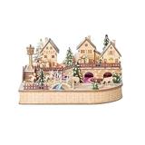 Roman 68656 - MUS 8"LED VILLAGE W/FIBR OPTIC Christmas Figurine Ornament